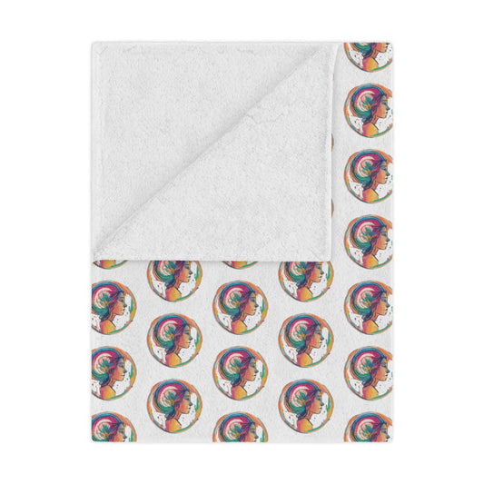 Throw Blanket - Support My Mind Logo