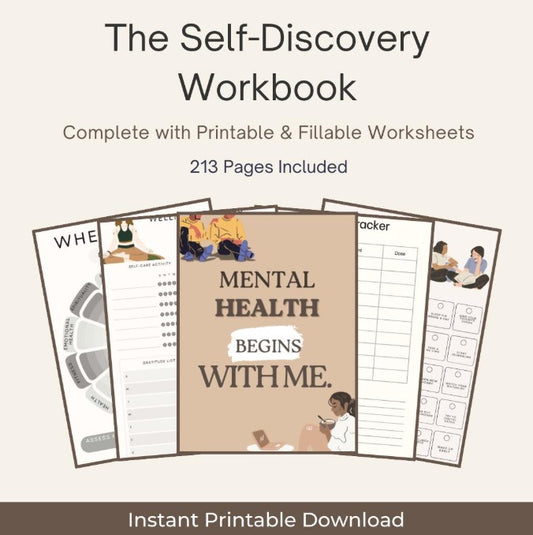 Self-Discovery Workbook 213-pages