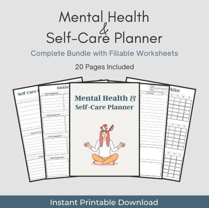 Mental Health & Self-Care Planner