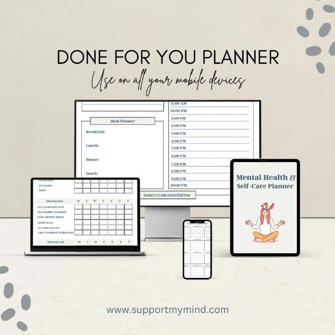 Mental Health & Self-Care Planner