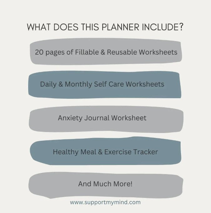 Mental Health & Self-Care Planner