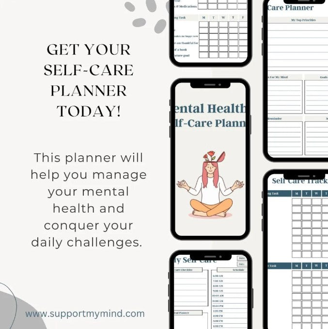 Mental Health & Self-Care Planner